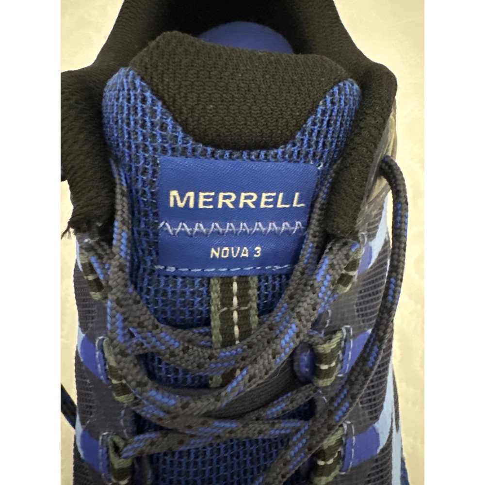 Merrell Nova 3 Blue Trail Running Shoes J068203 Men's Size 10 - Picture 4 of 11